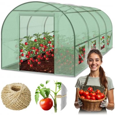 Plonos 4915-B Zahradní fóliovník 2 x 4,5 m 140 g/m² zelený – Zboží Dáma