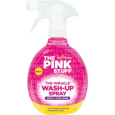 The Pink stuff Wash-Up zázračný prostředek na nádobí ve speji 500 ml – Sleviste.cz