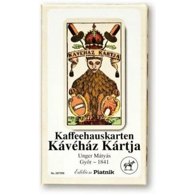 Ungarische Kaffeehauskarten – Zboží Dáma