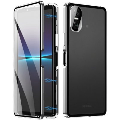 PROTEMIO 83505 Magnetický kryt 360 pro Sony Xperia 10 VI stříbrný – Zboží Živě