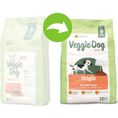 Green Petfood VeggieDog Origin 2 x 10 kg – Hledejceny.cz