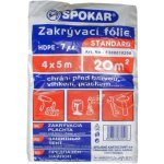 Fólie Spokar zakrývací 4x5m HDPE-7MY – Zboží Mobilmania