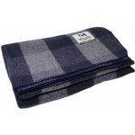 McGuire Gear Vlněná deka 80% vlna obšitá modro-šedá 160x230 – Sleviste.cz