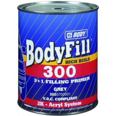 HB BODY 300 FILL 3 L šedý