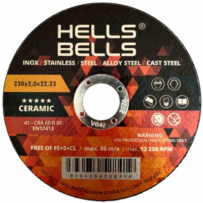 Hell Bells Řezný kotouč 230 x 2,0 x 22,2 mm HBSG23020 – Zboží Dáma