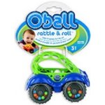 Oball hračka autíčko rattle and roll modré – Zboží Mobilmania