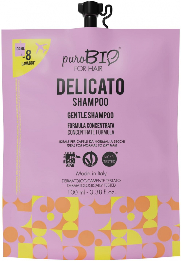 puroBIO cosmetics Jemný šampon 100 ml