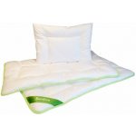 Puppolina set Bílá+zelený lem 135x100 40x60 – Zboží Dáma