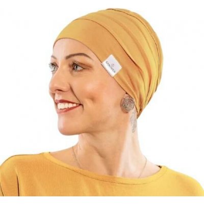 Čepice po chemoterapii dámská Canaver 2-vrstvá mango – Hledejceny.cz
