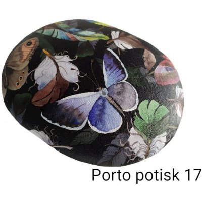 Salon na míru Opěrky pod lokty ovál Porto potisk 17, Výplň: Klasická PUR pěna – Sleviste.cz