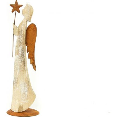 Andělíček dřevěná vánoční dekorace
