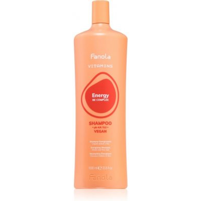 Fanola Vitamins Energizing Shampoo energizující šampon pro slabé vlasy s tendencí vypadávat 1000 ml