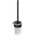 Kludi Vela R WC štětka nástěnná s držákem sklo broušený Gunmetal 58974N2 – Hledejceny.cz