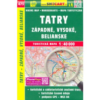 Tatry Západné Vysoké Belianske 1:40 000