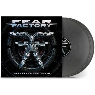 Fear Factory Aggresion Continuum Silver Vinyl 2 LP – Sleviste.cz