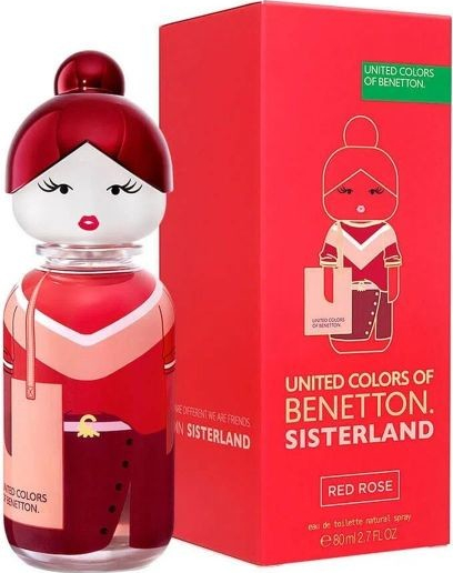 Benetton Sisterland Red Rose toaletní voda dámská 80 ml