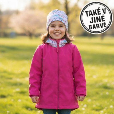 Softshellový kabátek s fleecem Maskač růžový – Zboží Mobilmania