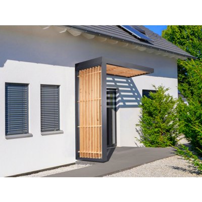 Gutta Guttavordach BS Timber line 220 x 90 cm antracit – Zboží Mobilmania