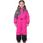 DÍVČÍ ZIMNÍ KOMBINÉZA SE ZVÍŘÁTKY NOVINKA Růžová – Zboží Dáma
