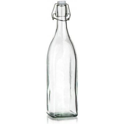 Láhev s pákovým uzávěrem 950ml hranatá skleněná YARA – Hledejceny.cz