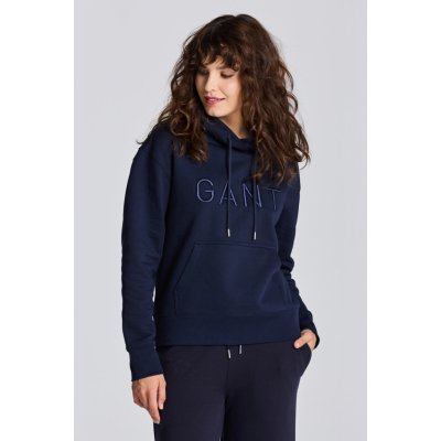 Gant D2. TONAL HOODIE modrá