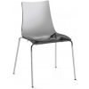 Jídelní židle Scab Design Zebra Antishock lesklá bílá 2273