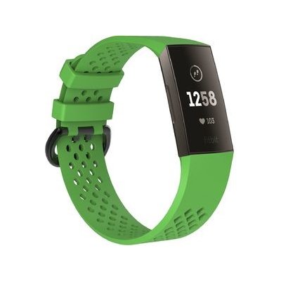 Mobilly řemínek pro Fitbit Charge 3, velikost S, silikonový, zelený 84 DSC3-03-00 – Zboží Živě