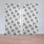 Sablio Záclony Star Wars Stormtrooper Pattern šikmý: 2ks 150x250cm – Hledejceny.cz