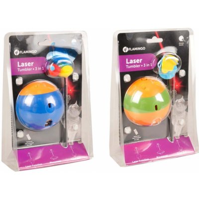 Flamingo interaktivní hračka lazer 3v1 pro psy i kočky 22,5cm – Sleviste.cz