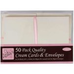 DP Craft Sada Obálky + karty ANITA'S - CREAM, 50 Ks, velikost A6 – Zboží Živě