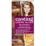 L’Oréal Casting Crème Gloss barva na vlasy 734 zlatá medová – Zboží Mobilmania