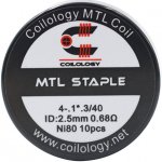 Coilology Předmotané spirálky MTL Series- MTL Staple Ni80 0,68ohm 10ks – Hledejceny.cz