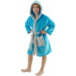 Esito Dětský župan s kapucí Magna tyrkysová – Zboží Mobilmania