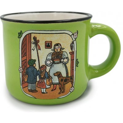 Nekupto Velikonoční mini hrneček Koledníci Josef Lada 100 ml – Sleviste.cz