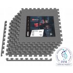 Hop-Sport Eva Podložka puzzle 60 x 60 x 1 cm černo / bílo / šedá 9ks – Sleviste.cz