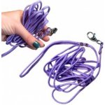 Aniland Vodítko pro králíky jednobarevné 3 m světle fialová – Zboží Dáma