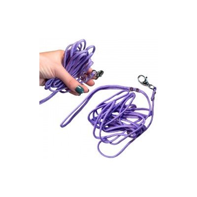 Aniland Vodítko pro králíky jednobarevné 3 m světle fialová – Zboží Dáma