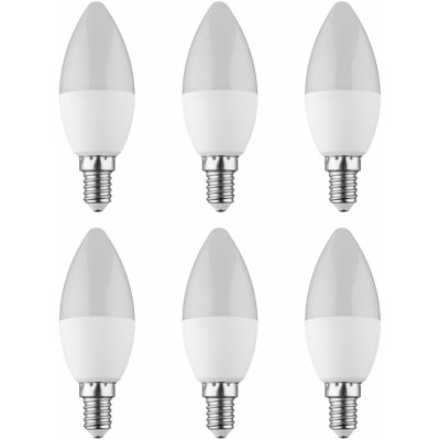 Livarno home LED žárovky, 6 kusů E14 svíčka 3 W – Sleviste.cz