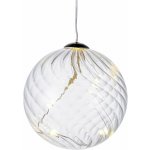 SIRIUS LED světelná dekorace čirá koule 8 cm – Hledejceny.cz