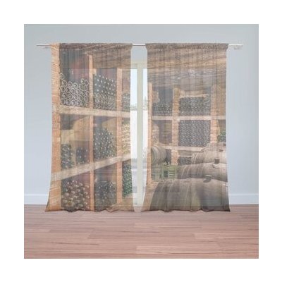 Sablio Záclony Vinný sklípek: 2ks 150x250cm – Hledejceny.cz
