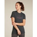 ICEBREAKER Dámské merino tričko s krátkým rukávem Wmns 150 Tech Lite SS Tee Sunrise Sumit Obsidian – Sleviste.cz