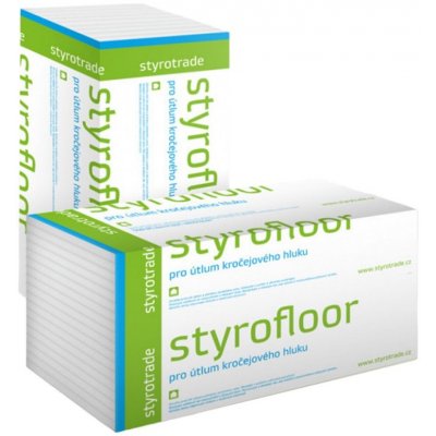 Polystyren styrofloor EPS 1000x500x40-3 pro kročej.útlum T4 (6m2/bal.) – Zbozi.Blesk.cz