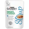 Kapsička pro kočky Gourmet Soup tuňák s krevetami 32 x 40 g