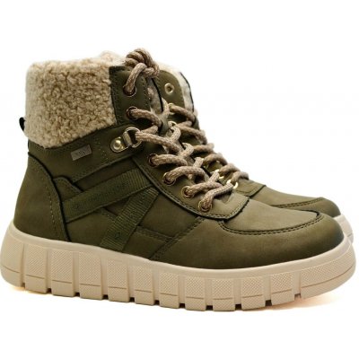 Tom Tailor zimní boty 8470060009 khaki – Zboží Dáma