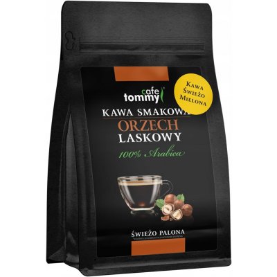 Tommy Cafe lískový ořech 100% arabica zrnková 250 g – Hledejceny.cz
