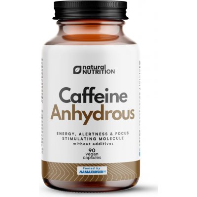 Natural Nutrition Caffeine Anhydrous kofein 90 kapslí – Hledejceny.cz