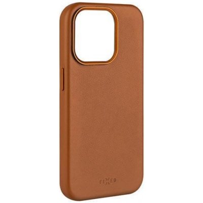 FIXED MagLeather kožený s podporou MagSafe hnědý, Apple iPhone 15 Pro FIXLM-1202-BRW – Zboží Živě
