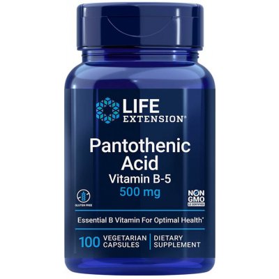 Life Extension Pantothenic Acid 100 vegetariánská kapsle