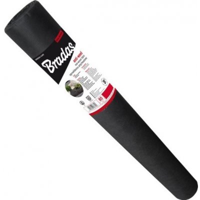 Bradas netkaná textilie 80 g/m² černá 1 x 100 m – Zboží Mobilmania