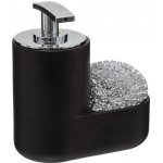 Dávkovač tekutin na nádobí černý s houbičkou – Zboží Dáma